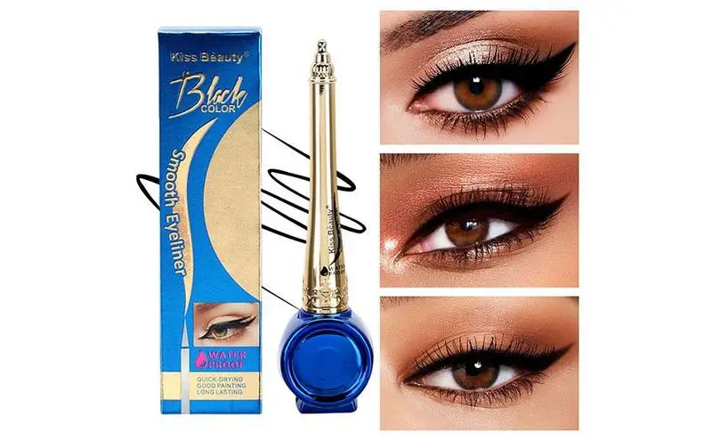 

Liquid Eyeliner Eyeliner Pencil Water Proof Fast Dry High-Pigmented Black Seal Eye Liner Pen cosmetics products for women