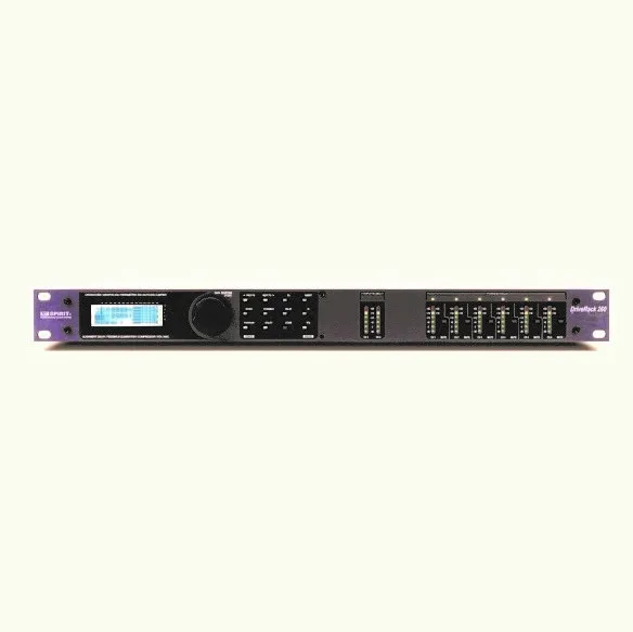 

linkable 28-Band Graphic Equalizer speaker management system 2.7 sec configurable delay full bandpass Digital Speaker Management