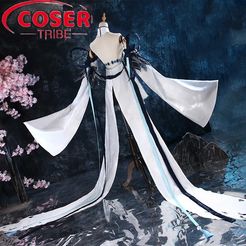 

COSER TRIBE Anime Game Genshin Impact Guizhong Halloween Carnival Role CosPlay Costume Complete SetBonanus