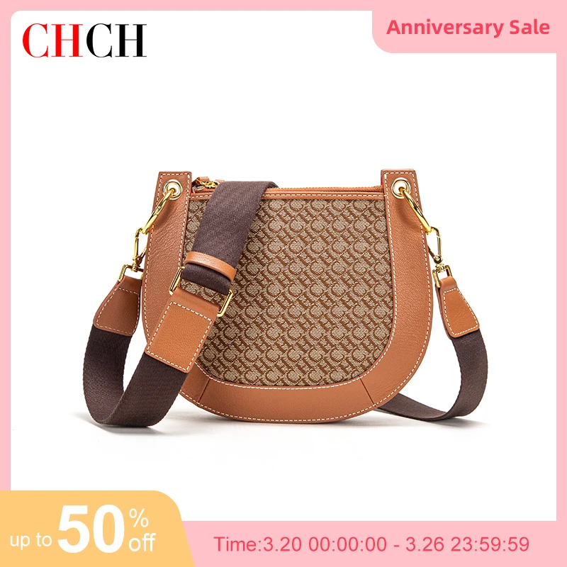 CHCH Fashion Women's Handbag for 2023 Designer Luxury Saddle Bags Matching Crossbody Female Shoulder Bags