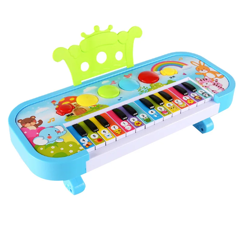 

Детское обучающее электронное пианино, детские игрушки с клавиатурой, с пальцами для мальчиков и девочек, музыкальный подарок (случайный цв...