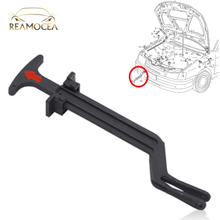 

Ручка открывания замка капота Reamocea 3B0 823 593 C, для VW Passat B5 B5.5 1998-2000 2001 2002 2003 2004