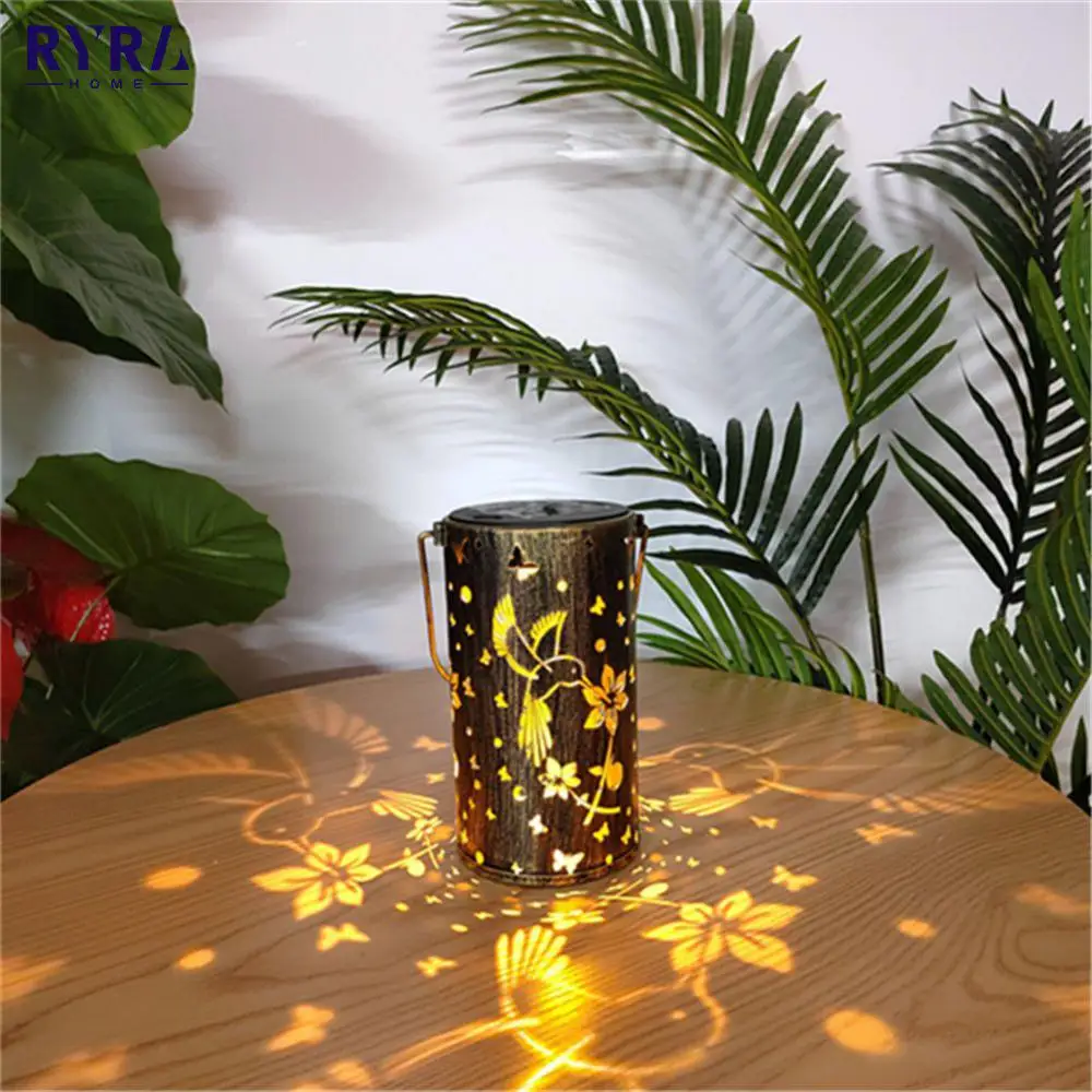 

Led Garden Light Projection Light Portable Lantern Outdoor Garden Atmosphere Ball Lamp Lawn Hanging Lanterns Garden Decoration