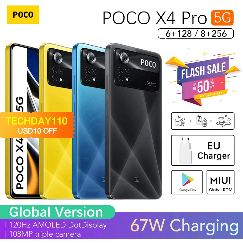 poco x4 pro 5g global version free global shipping