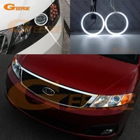for kia lotze magentis mg 2009 2010 facelift excellent ultra bright ccfl angel eyes halo rings kit light car accessories