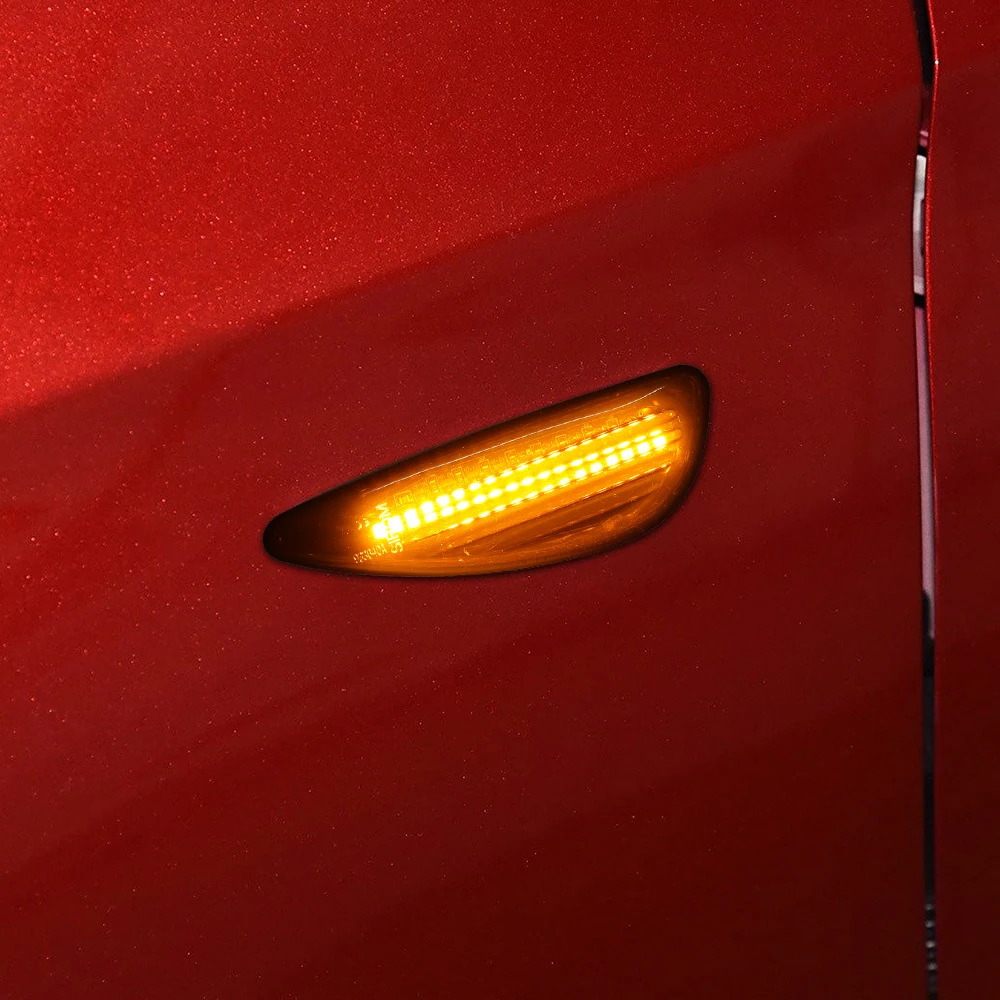 Фото Для Hyundai Solar Verna Accent IX20 Elantra MD Avante 2011-2016 923030U000 Светодиодный динамический указатель поворота, боковой габаритный фонарь №5