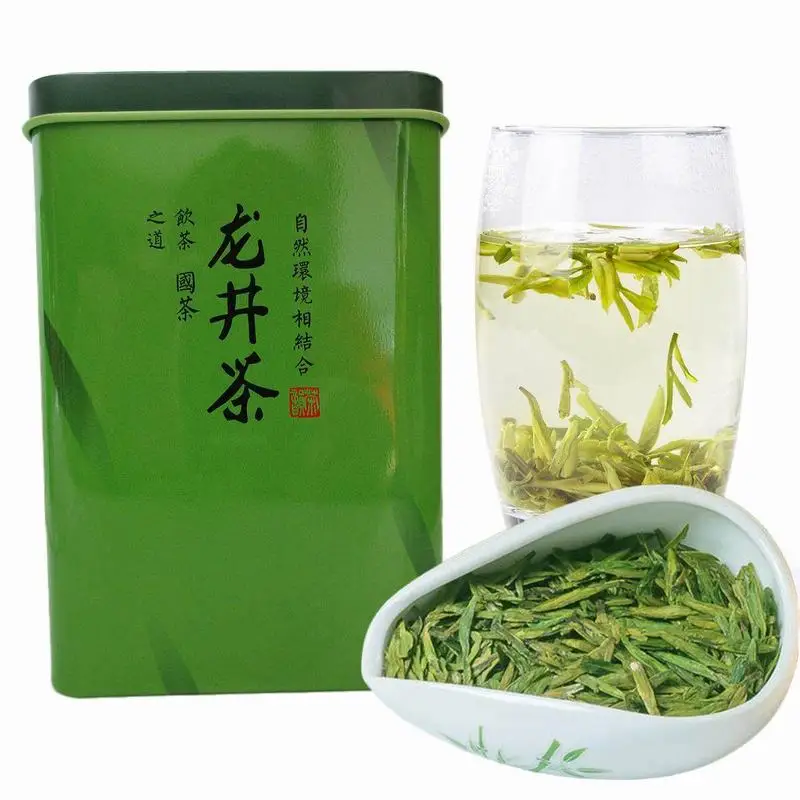 

2022 5A+ Chinese LongJing Tea 250g/bag Fresh Natural Organic Green Tea LongJing Green Tea 250g Fragrance Slimming Kung Fu Tea
