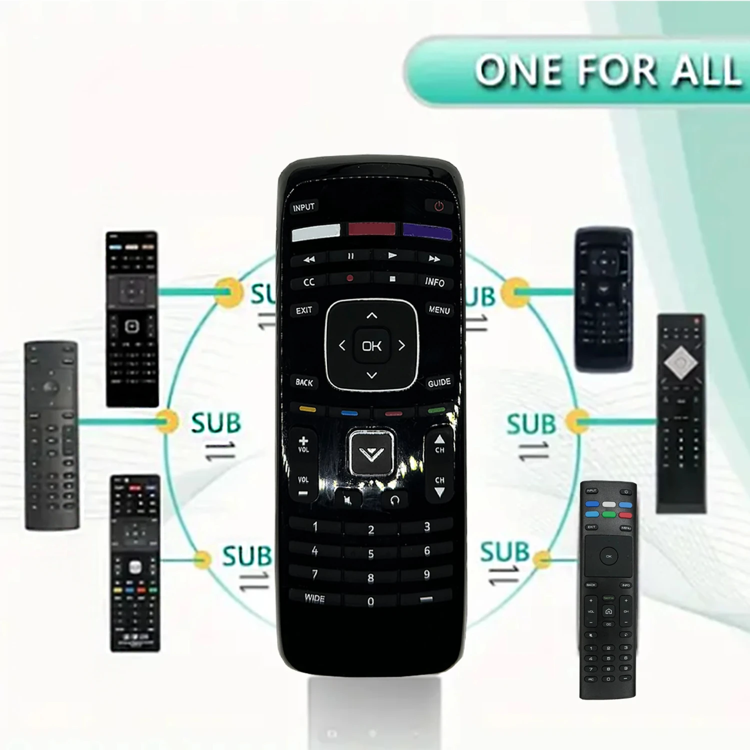 Пульт дистанционного управления для Vizio Smart TV серии D-M-P-V-UHD-LCD