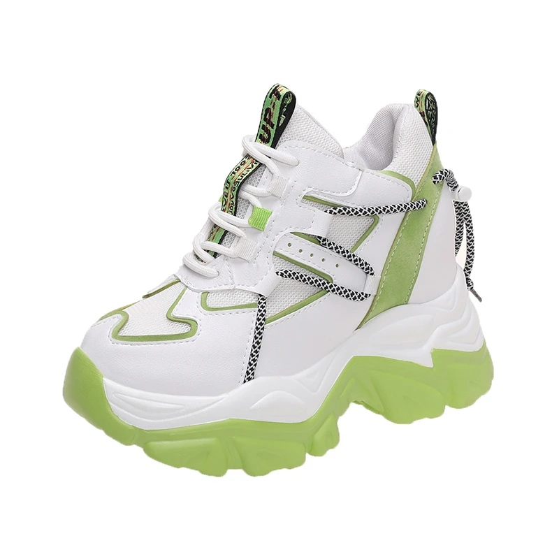 

Chunky Sneakers Women 2022 Designer Shoes Fashion Breathable Sport Shoes Casual 10CM Platform Sneakers Woman Zapatillas Mujer