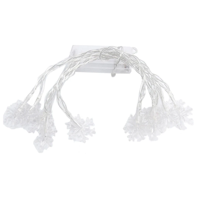 

Hot HG-3Metre 20LED Waterproof Snowflakes String Fairy Lights For Christmas Light Garden Decor LED Strip