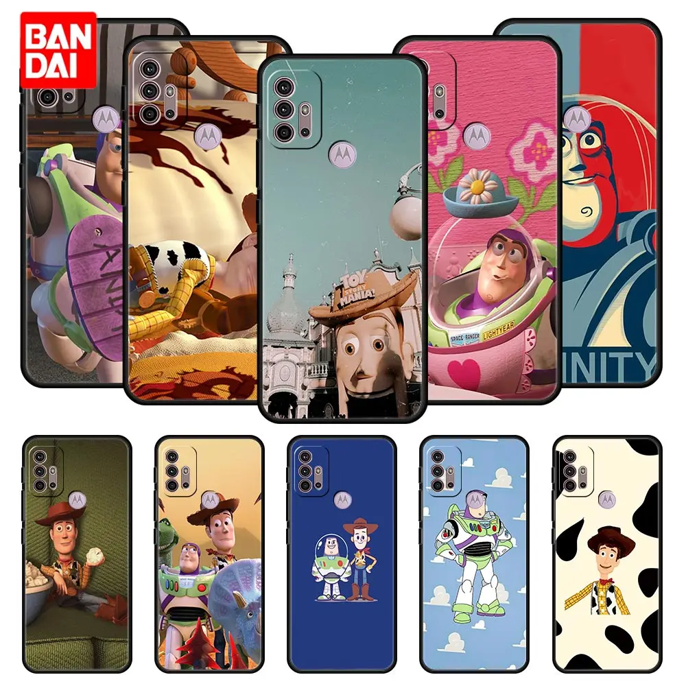 

Cover Case for Motorola Moto G30 G50 G60 G8 G9 G200 G31 G60s Power Plus Play Lite Soft Fashion Style Disney Toy Story Aliens