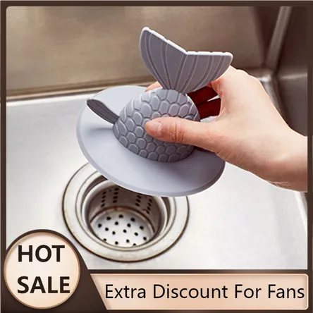 

Fashion 1PC Floor Drain Cover Sink Sewer Filter Strainer Water Hair Stopper Bath Catcher Shower Cover Kitchen Anti Clogging