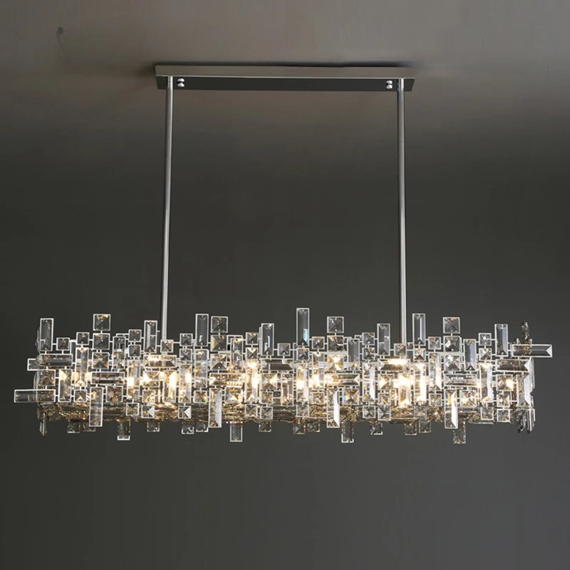 

Led Art Chandelier Pendant Lamp Light Room Decor Christmas Decoration Luxury K9 Crystal Living Kitchen Modern Indoor