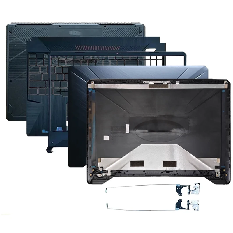 Фото Комплект аксессуаров для ноутбуков ASUS FX505, FX86, FX86S, FX86F, FX86SF, FX95, FX95D, FX95G: задняя крышка LCD, передняя рамка, петли, подставка для рук, нижняя крышка. №1