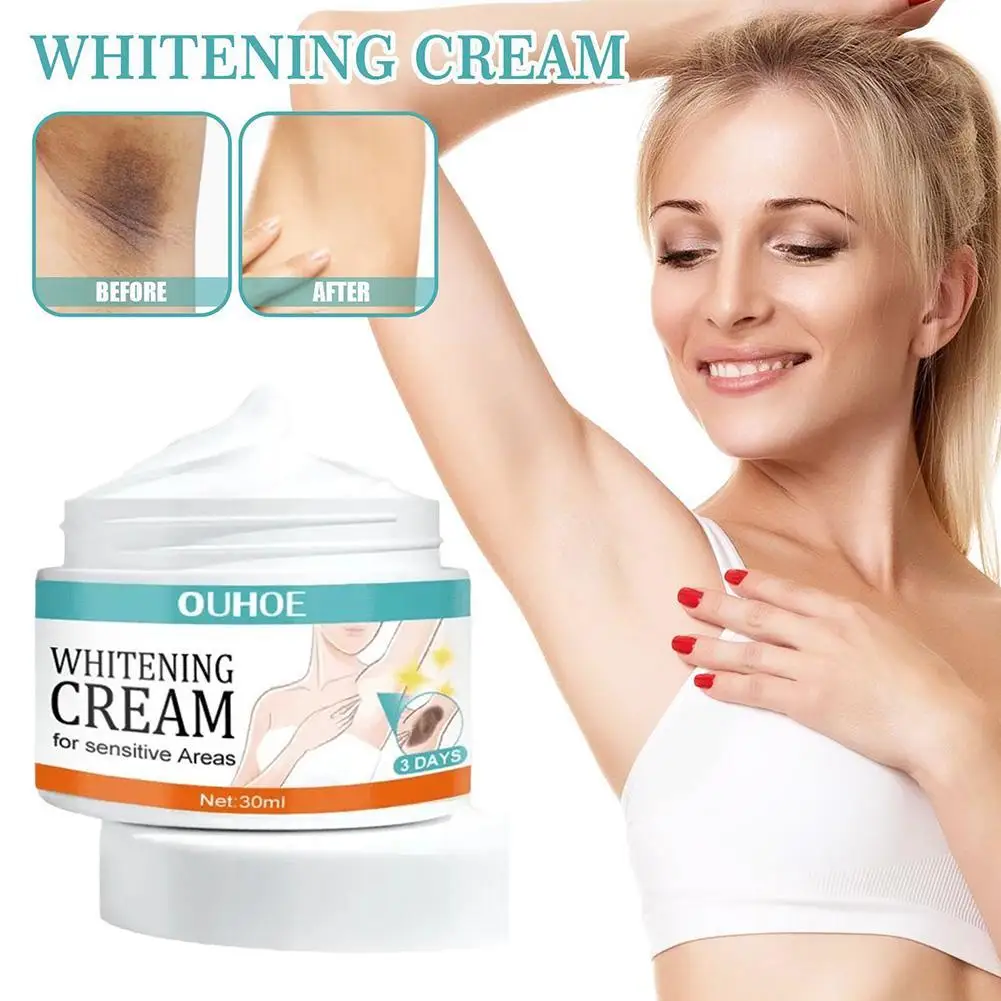 

30g Whitening Cream for Dark Skin Armpit Lightening Intimate Areas Underarm Body Skin Care Private Parts Whiten Cream Beauty