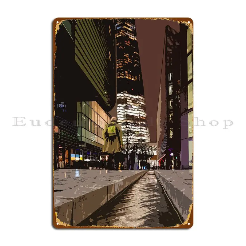 

Металлическая табличка в виде Лондонской улицы, гаражные таблички, таблички для паба, индивидуальный фотопостер