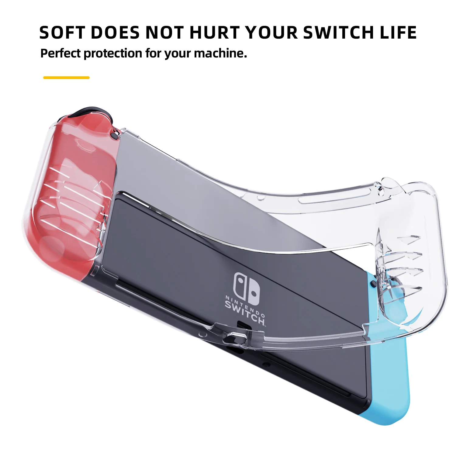 Мягкий чехол из ТПУ для игровой консоли Nintendo Switch OLED