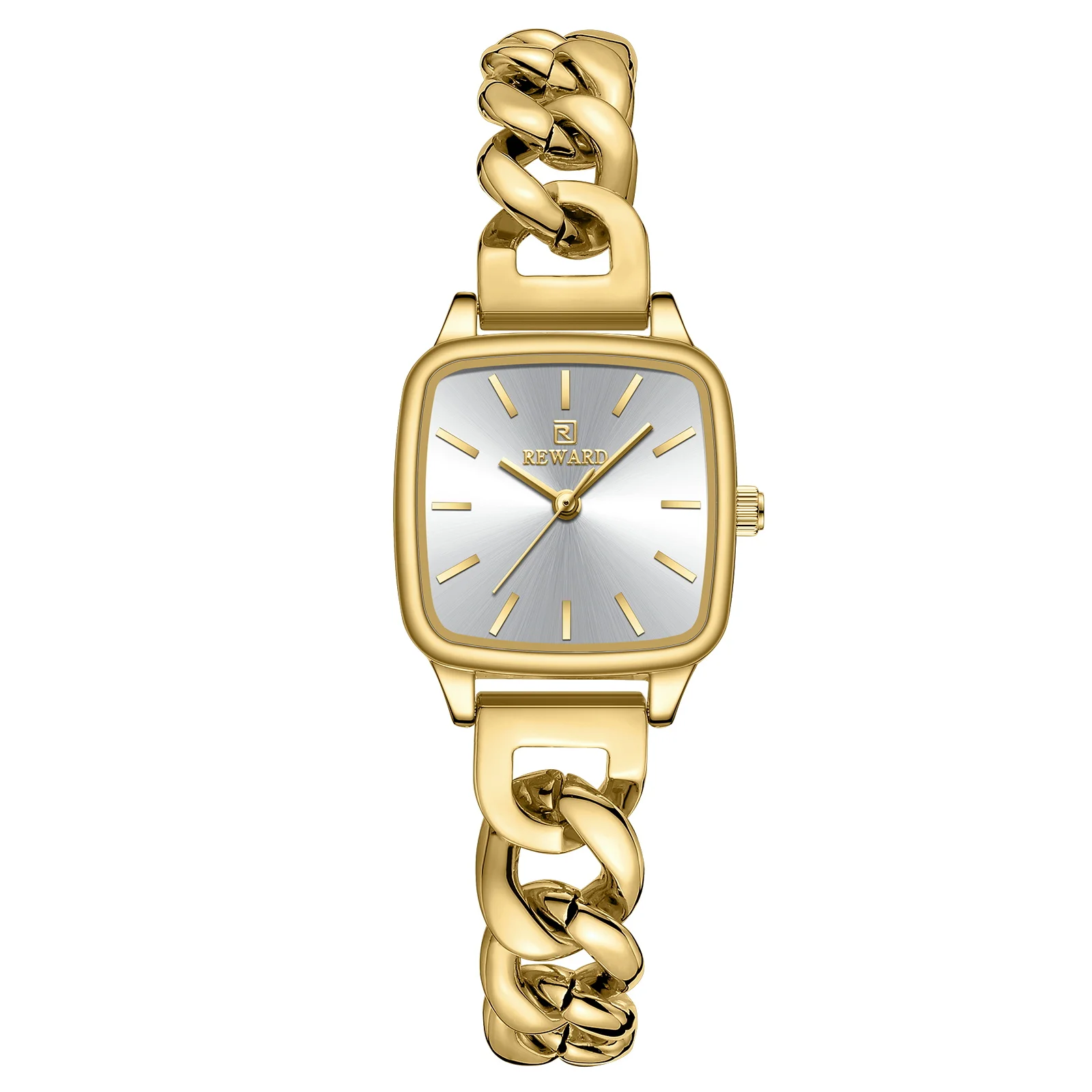 Часы наручные женские кварцевые с медным браслетом водонепроницаемые