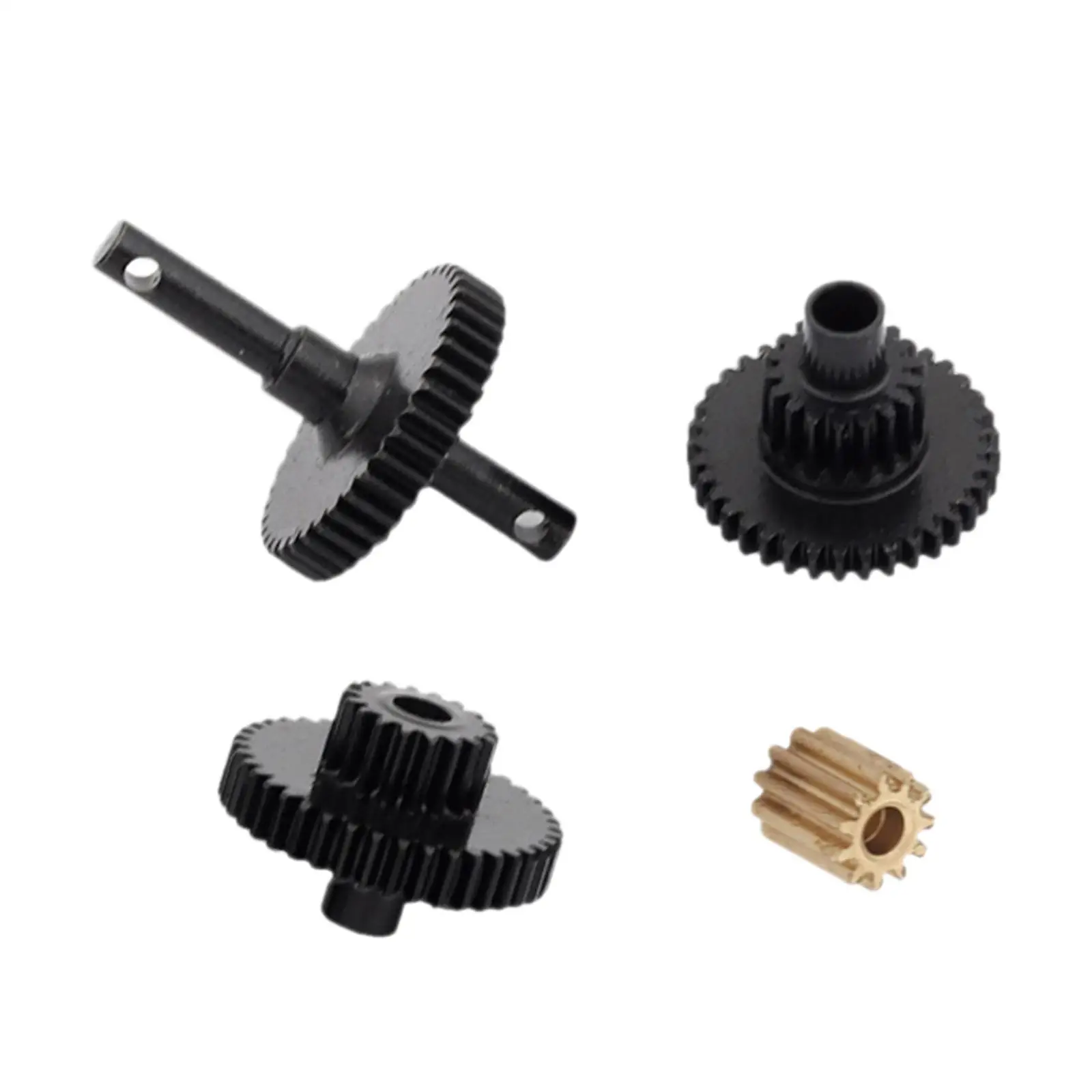 

RC Metal Steel Center Gearbox Gears Set Spare Parts Accessories Gearbox Gear RC Transmission Gear Set for 1/18 Scale Hobby Car