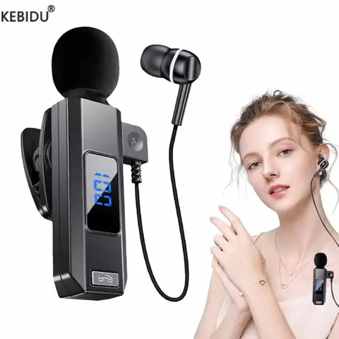 Петличный микрофон, беспроводные Bluetooth-наушники, спортивные наушники с защитой от пота, наушники с шумоподавлением и вызовом высокой четкости