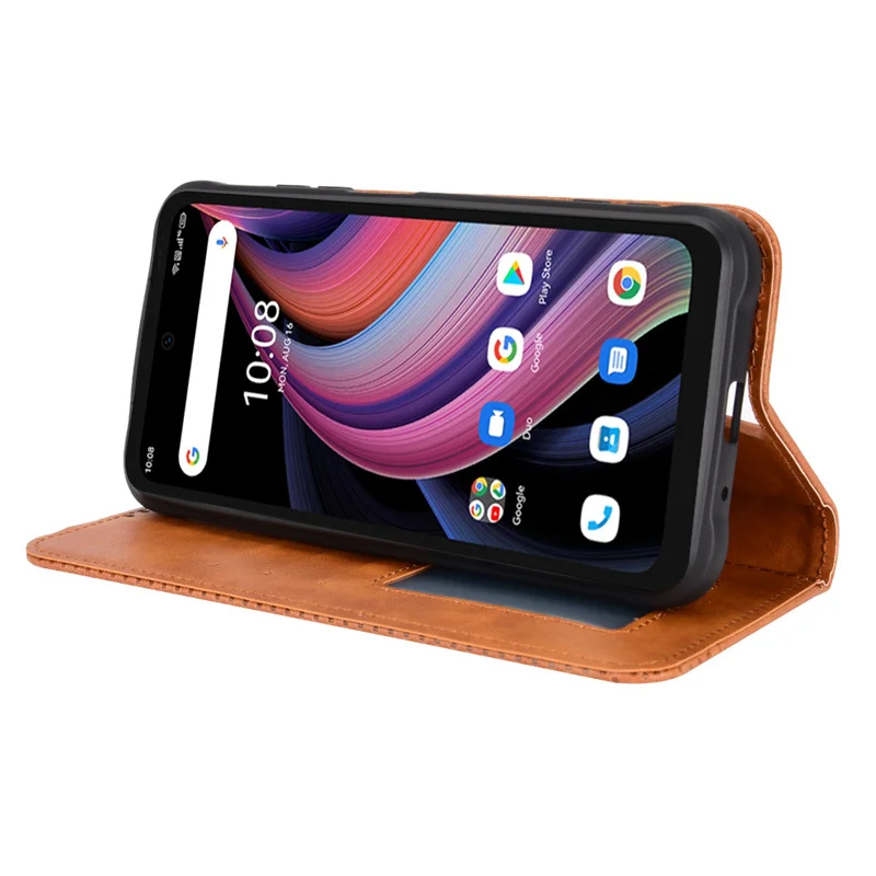 Чехол для UMIDIGI Bison GT2 Женский кожаный магнитный чехол в стиле ретро подходит Pro