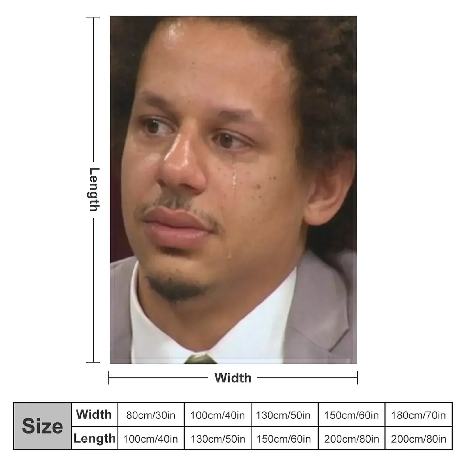 Одеяло Eric Andre Single Tear Одиночные лохматое одеяла