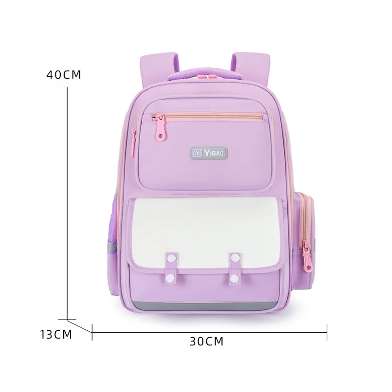 Grade 1-3-6 British Style Primary Girls Cute Simple Backpacks New Children Students High-capacity Fashion School Bags for Boys