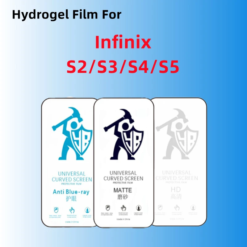 

2pcs Matte Hydrogel Film For Infinix S2 Pro S3X S4 S5 Pro(16+32) Pro(48+40) Anti Blue-ray HD Infinix S5 Lite Screen Protector