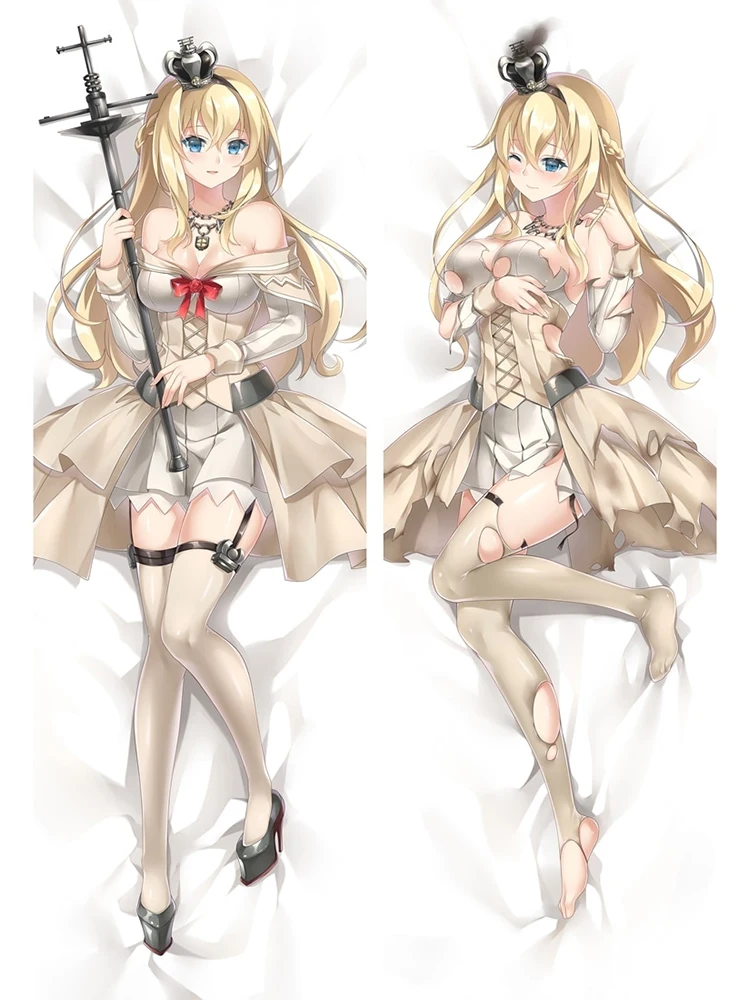 Фото Dakimakura аниме Warspite двусторонний принт в натуральную величину наволочка для тела постельные принадлежности подарки №1