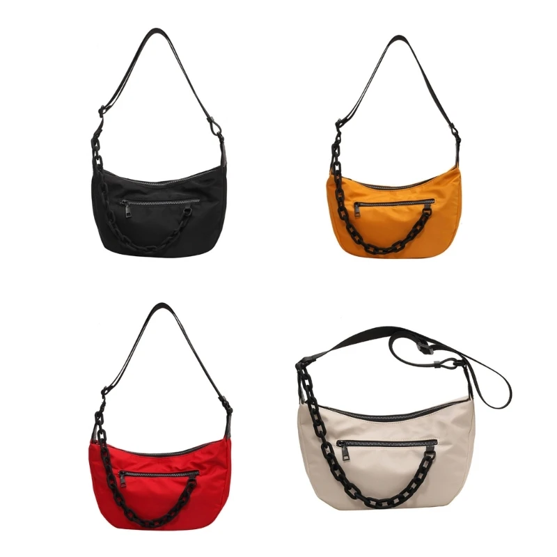 Shoulder Bags Dumpling Bag Crossbody Canvas Bags Large Capacity Fashion Bag Black/yellow/red/beige