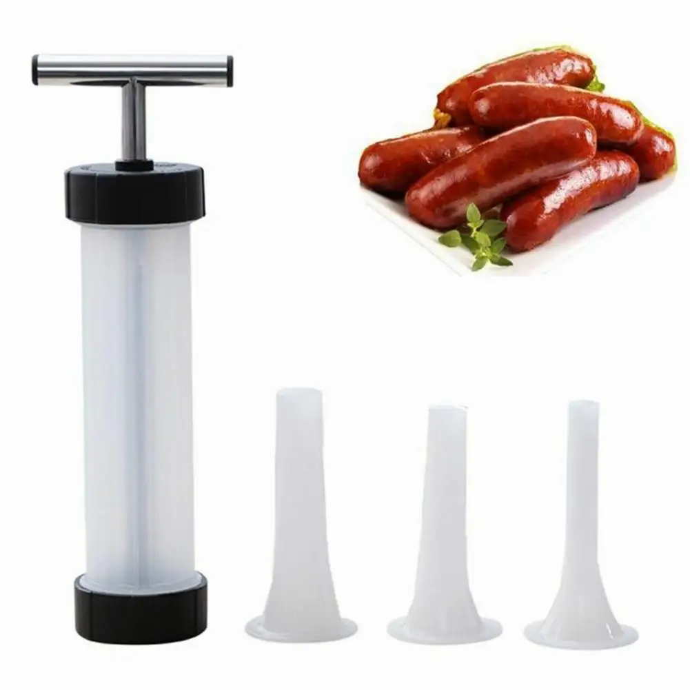 

Manual Sausage Stuffing Machine Homemade Sausage Stuffer Sausage Syringe Sausage Stuffer Gadgets Filling Machine Food Stuffer