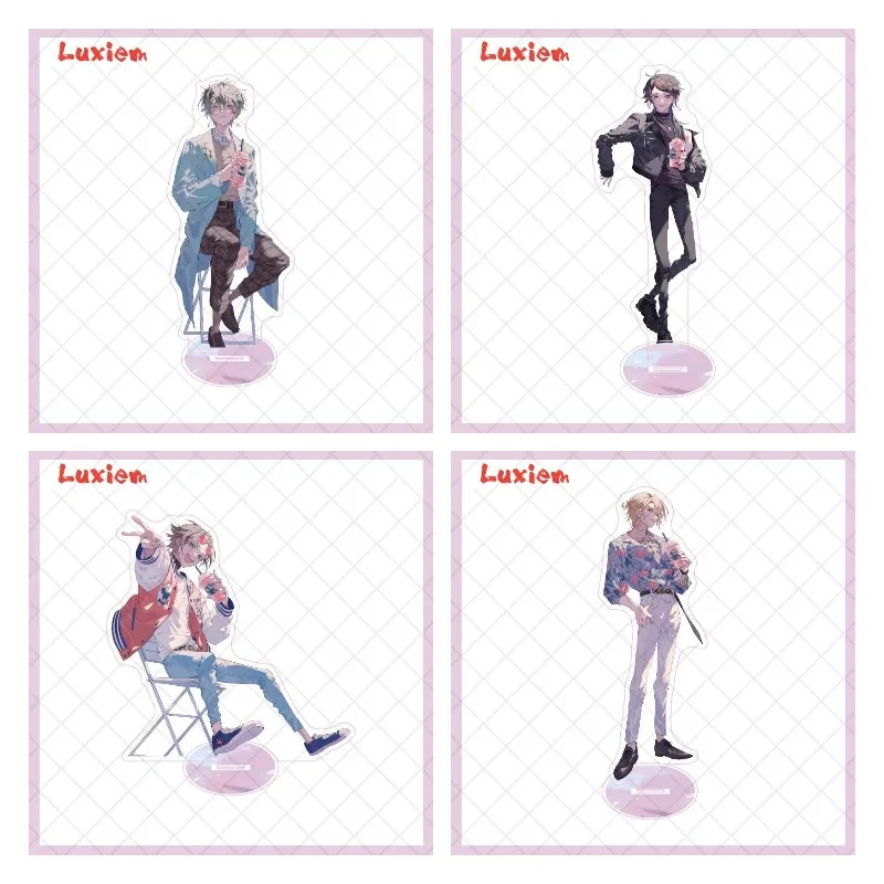 

Rainbow Vtuber Luxiem Character New Model Anime Figure Vox Luca Ike Mysta Shu Acrylic Stands Model Desk Decor Fans Gift Hot Sale