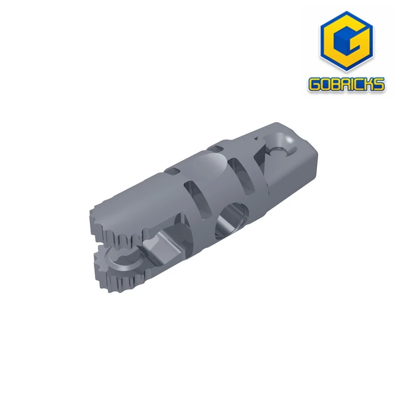 Шарнирный цилиндр gobrick GDS-1142 1x3 фиксация одним пальцем и 2 пальцами на концах без