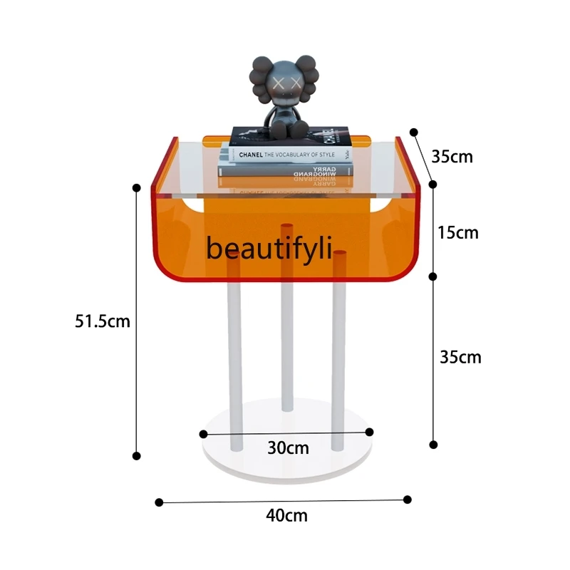 

Диванный маленький столик, журнальный столик, роскошный прикроватный столик для спальни, маленькие полки для хранения, прикроватный столик...