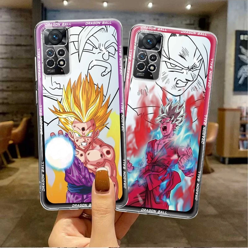 

Case For Xiaomi Redmi 10C 9A 9 9C 12C K40 Pro 9T Redmi9 Dragon Ball Z Goku Art Clear
