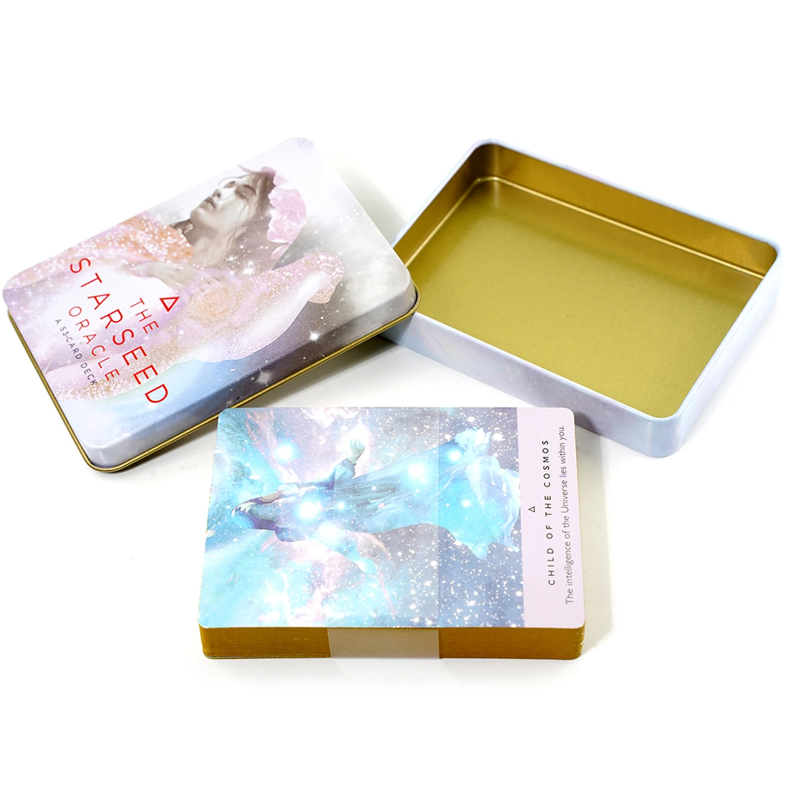 

Tarot Cards Oracles Deck Mysterious Divination The Starseed Oracle Tarot Deck For Women Girls Table Board Game Fate Telling
