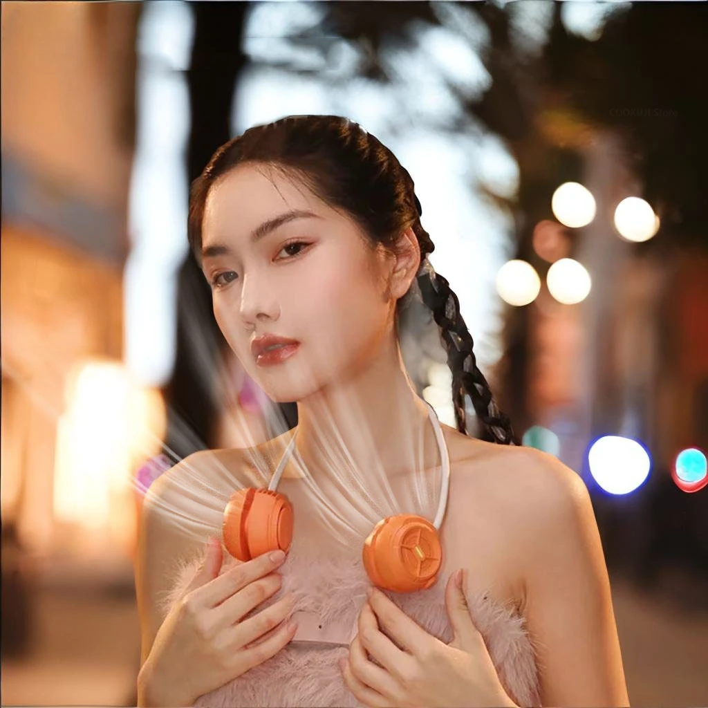 Xiaomi Mijia перезаряжаемый портативный шейный вентилятор USB уличные вентиляторы без