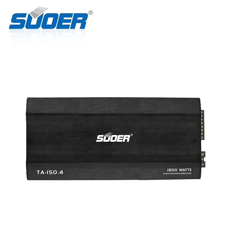 

Suoer TA-150.4 car amplifier 12v 1800w 4 channels class AB high power car amplifier