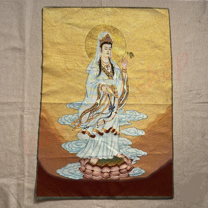 

Thangka/Изысканный Тибетский тангка Будда/Религия/искусство/благоприятный Thangka / Xiangyun Guanyin