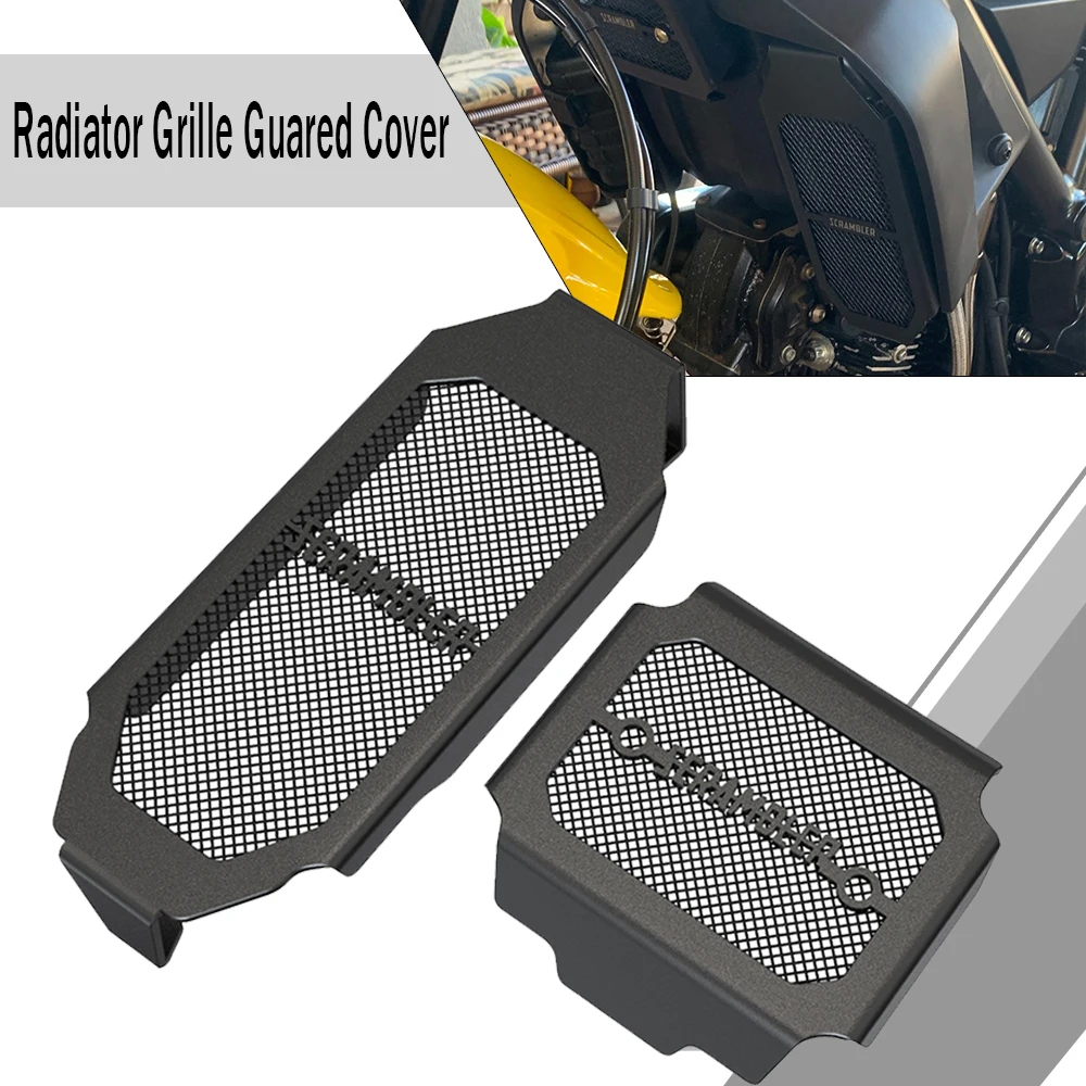 

2023 Motorcycles Oil Cooler Guard and Rectifier Guard Cafe Racer For Ducati Scrambler Desert Sled 2017 2018 2019 2020 2021 2022