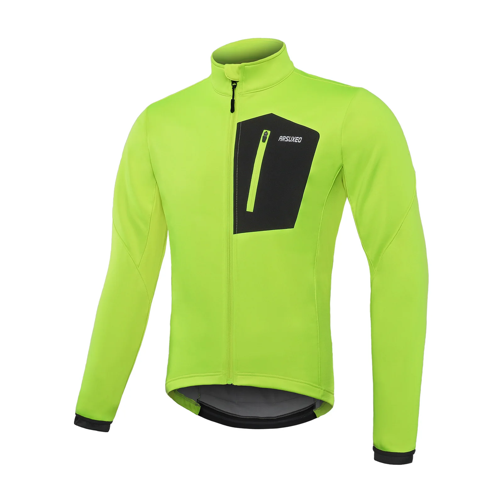 

Winter Cycling Men Jacket Windproof Waterproof Warm Thermal Fleece MTB Bike Jacket Coat Outdoor Riding Bicycle Clothes