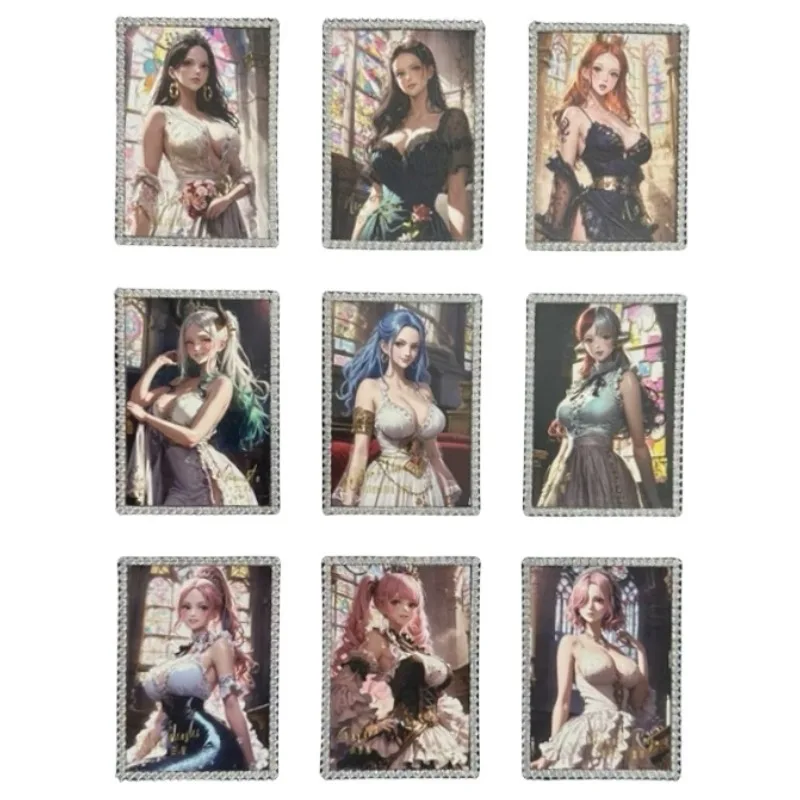 

ONE PIECE Nami Нико Робин анимационные персонажи металлическая рамка инкрустированная алмазами карточка аниме классика игрушка