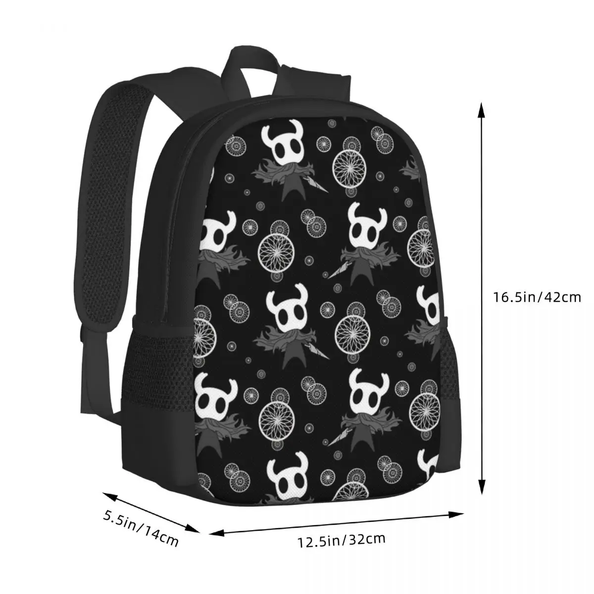 Hollow Knight Pattern Backpack for Girls Boys Travel RucksackBackpacks for Teenage school bag