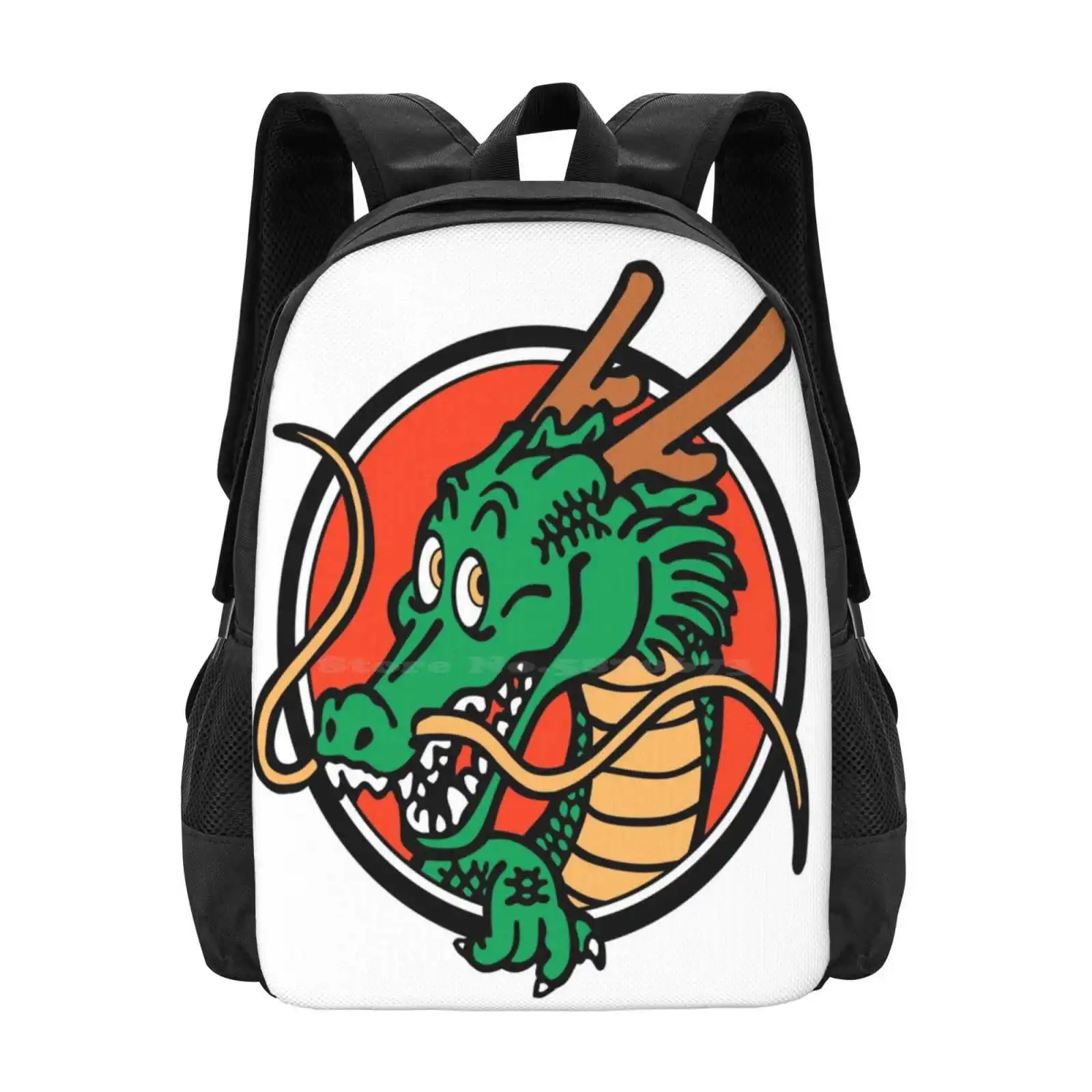 

Dragon Pattern Design Bag Student'S Backpack Z Manga Dbz Super Super Cell Dbs Japanese Bulma Krillin Piccolo Trunks Buu Majin