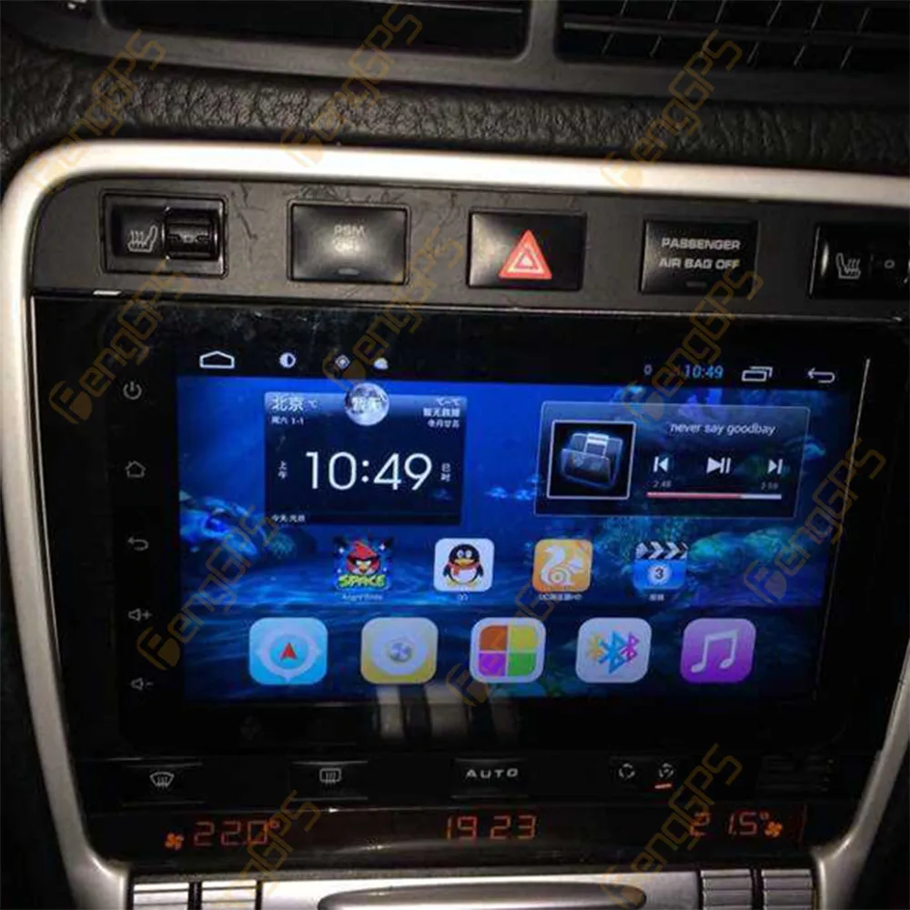 9-дюймовый Android 13 автомобильный радиоприемник с сенсорным экраном для Porsche Cayenne