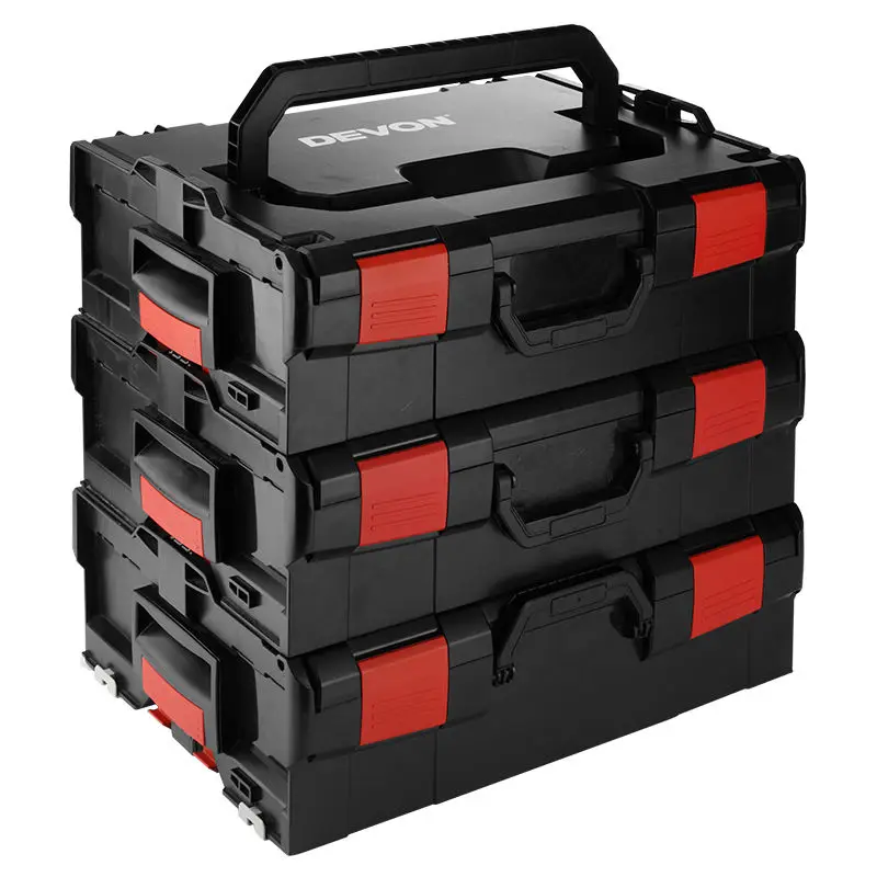 Suitcase Tool Boxes Organizer Thor Hammer Waterproof Complete Combinable Toolbox Hardcase Plastic Case for Tools Workshop Empty