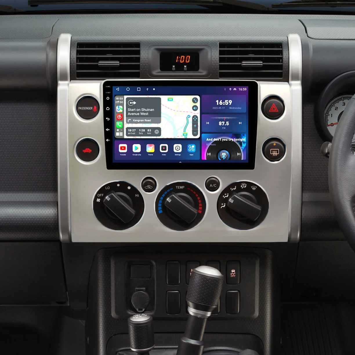 

QLED 2000*1200 8 ядер 8G + 256G Android автомобильное радио для Toyota FJ Cruiser J15 2006 2007 2008 2020 GPS Навигация стерео CarPlay DAB