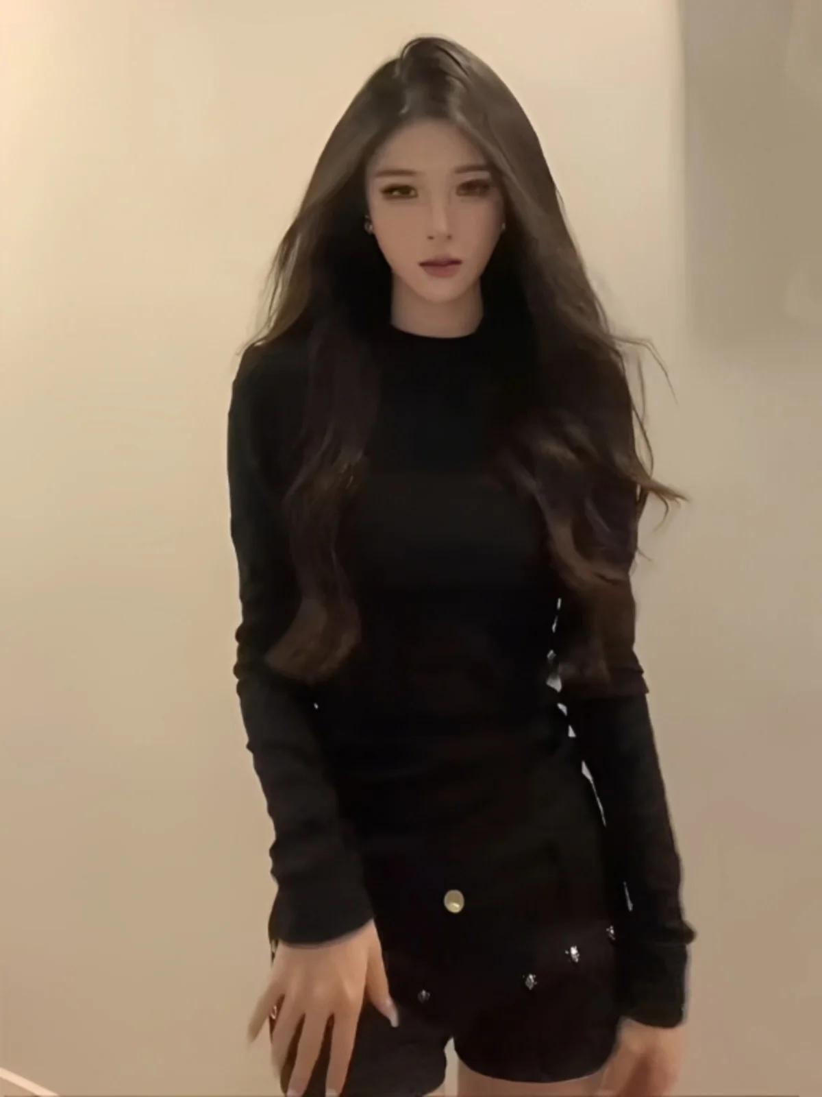 Женская нижняя рубашка Dralon осенне-зимняя внутренняя одежда утолщенная теплая