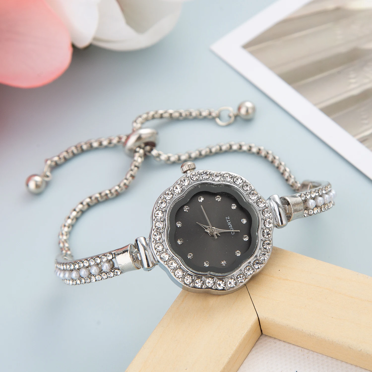 reloj mujer Luxury Watch for Women Fashion Quartz Wristwatches k Gold Bracelet Watches High Quality 2023 Gift Free Shiping