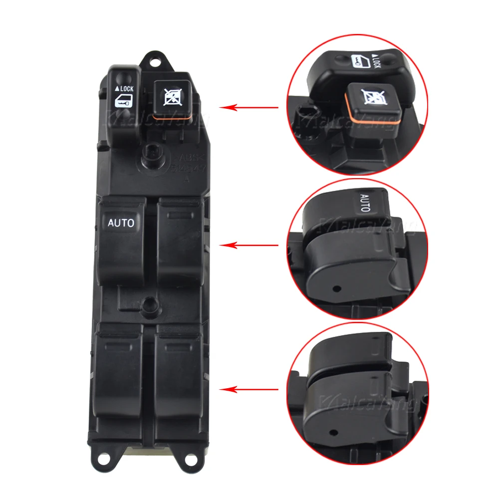 

Electric Power Master Window Control Switch Button For Toyota Hilux Vigo Fortuner 2004-2015 84820-0K100 848200K100 84820 0K100